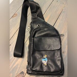 Black Sling Bag by Fat Boy.